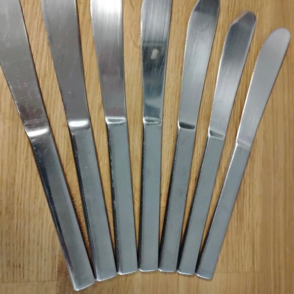 7 Habitat Terence Conran Cutlery Dinner Knives 8 1/2" Japan Stainless Vintage - Picture 4 of 8